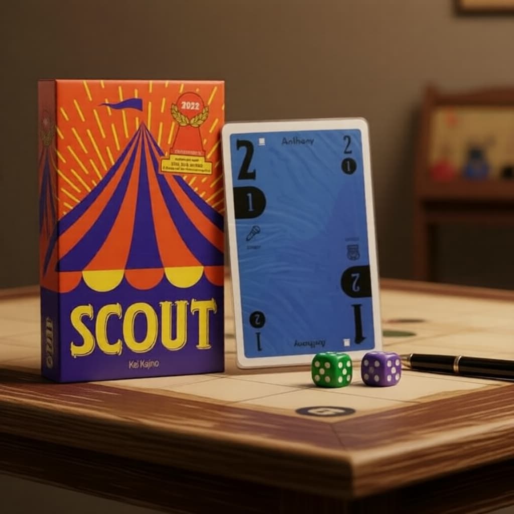 Jogo de Cartas Engraçado do Escoteiro – Jogo de Tabuleiro e Baralho Perfeito para Família e Festas, Brinquedo Interativo