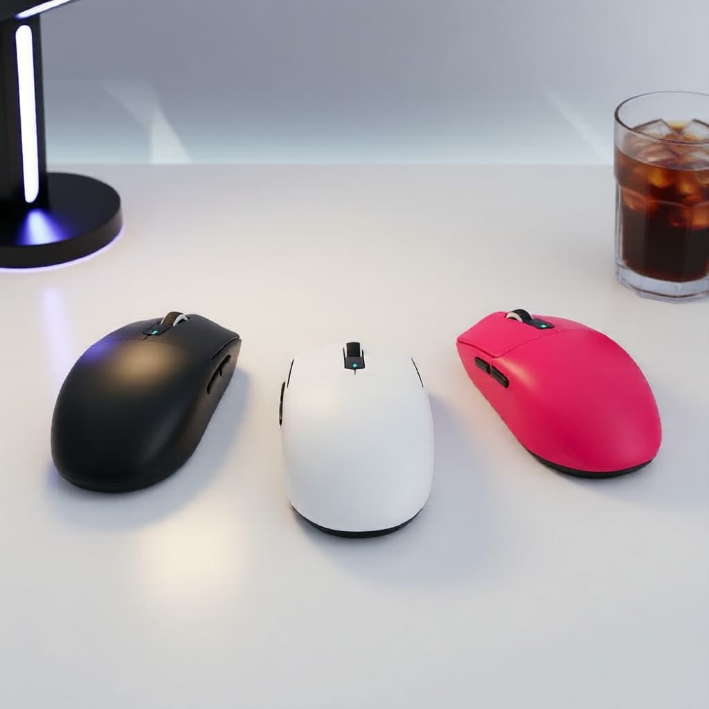 Mouse Gamer Attack Shark G3 Pro Tri-Modo Sem Fio PAW3311 25000 DPI com Bateria de 500mAh