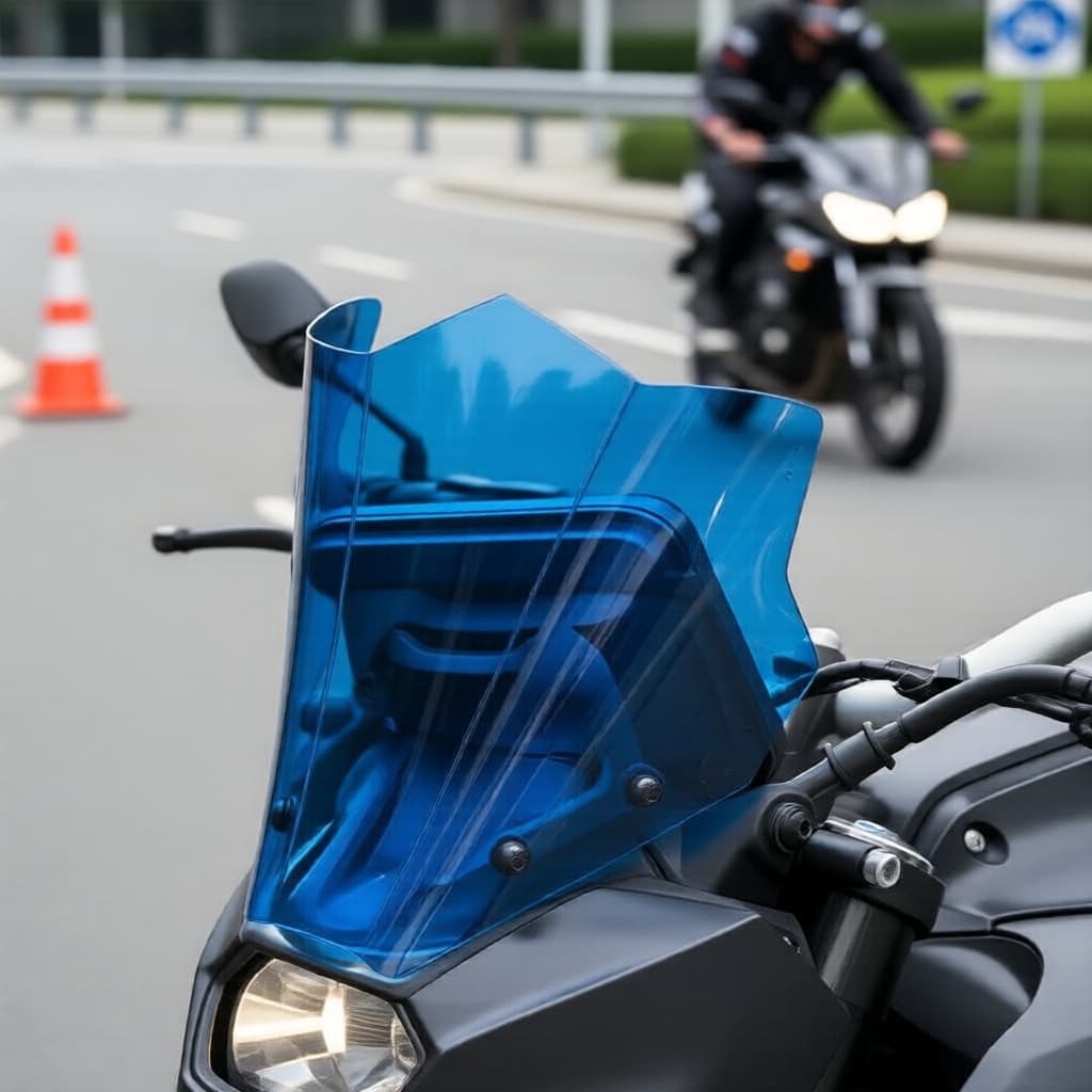 Defletor de Para-brisa Yamaha MT-07 2025/2026, Acessório Protetor Contra Vento para Moto
