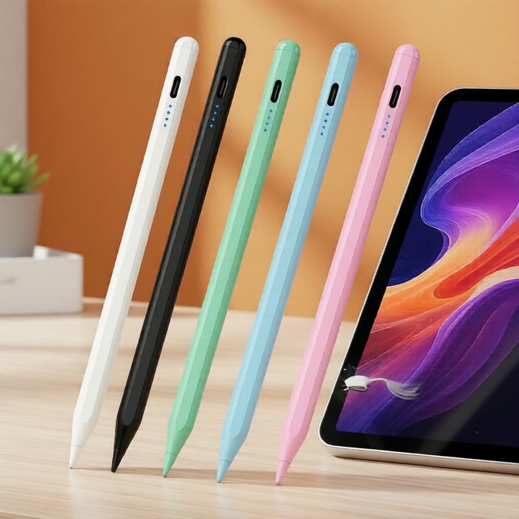 Caneta Stylus Ativa Precisa para Smartphones e Tablets: Compatível com iPad, Xiaomi, Huawei, Honor