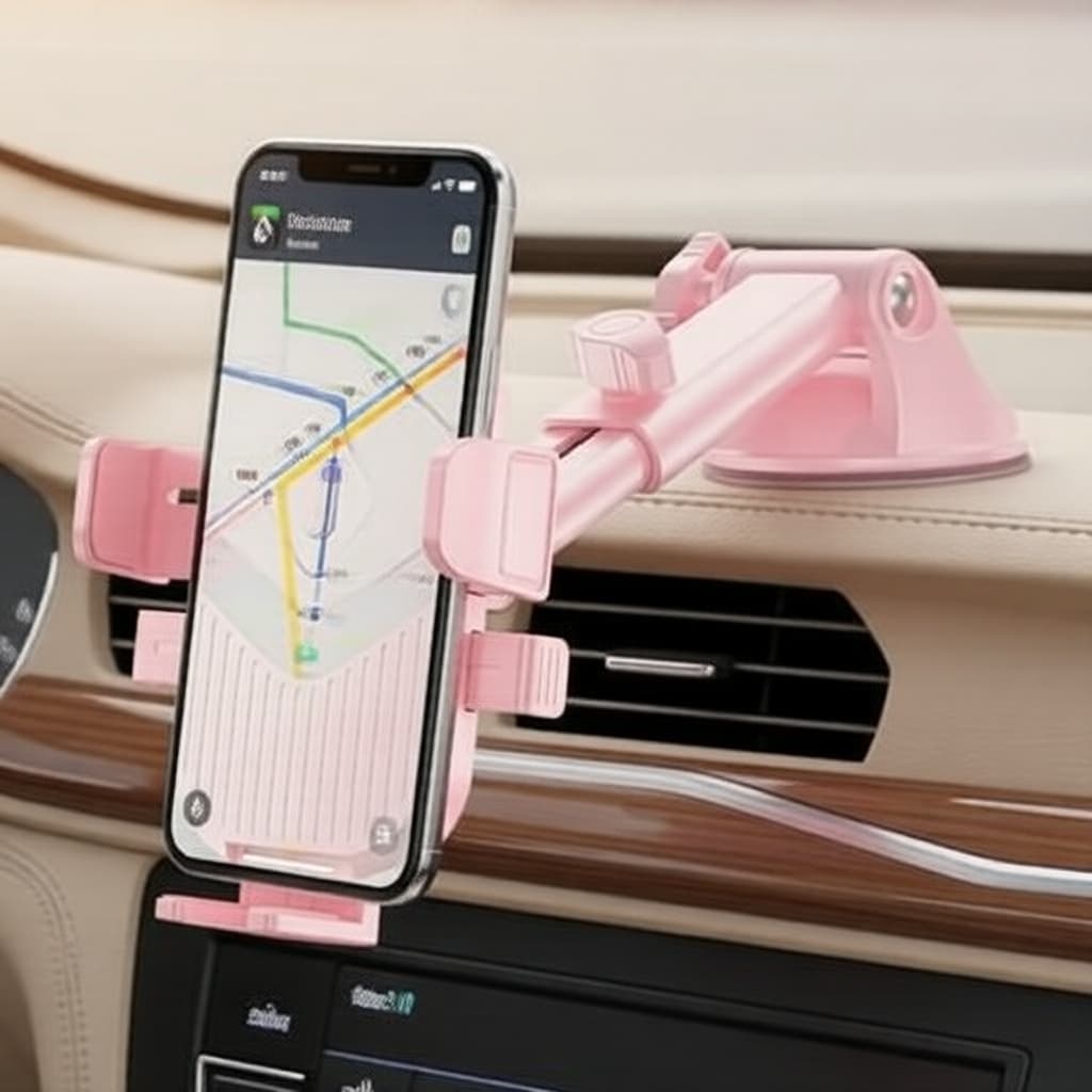 Suporte Universal para Celular de Carro, Suporte de Painel e Saída de Ar Inteligente