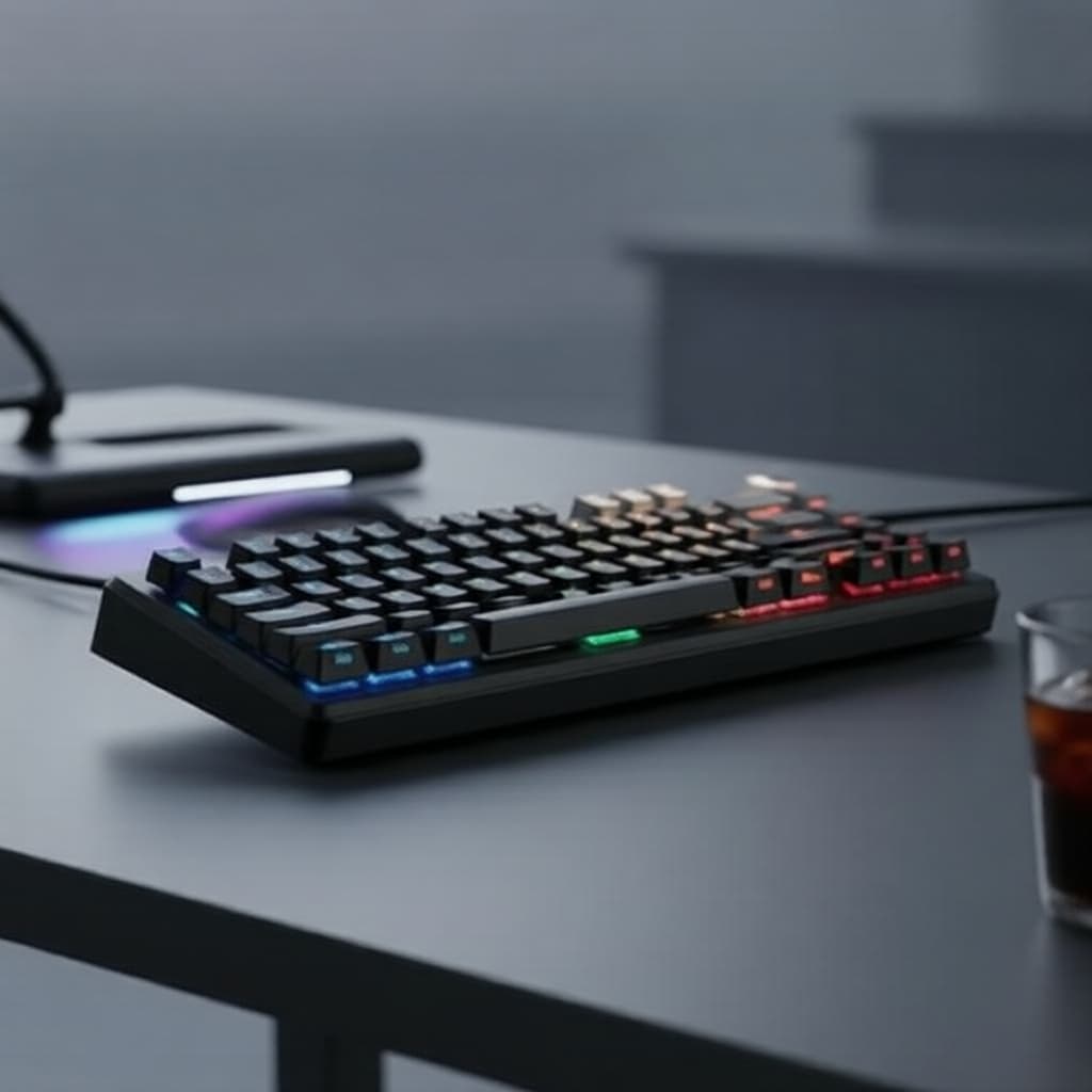 Teclado Mecânico Tri-Modo Aula F75MAX, Retroiluminação RGB, Hot-Swap, Bluetooth/2.4G/USB-C