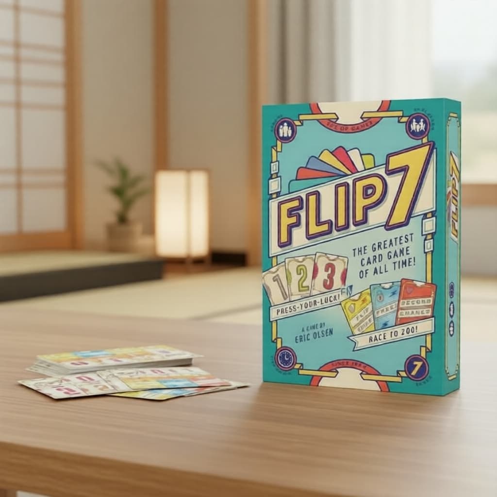Flip 7: Um Jogo de Cartas de Estratégia Rápido e Divertido para Famílias, Viagens e Festas – Ótimo para Todas as Idades