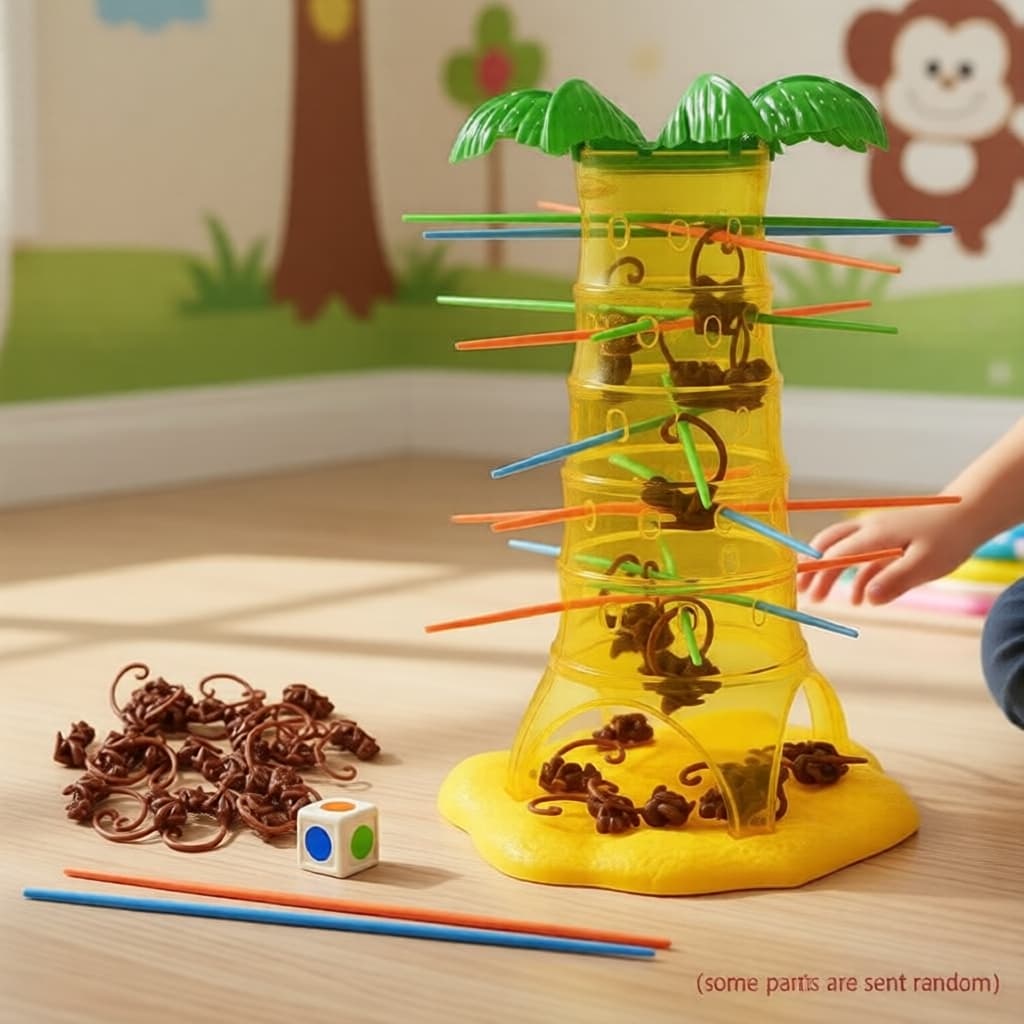 Jogo Interativo de Macacos Escadando Árvores - Jogo de Tabuleiro Divertido para a Família, Presente de Formatura,