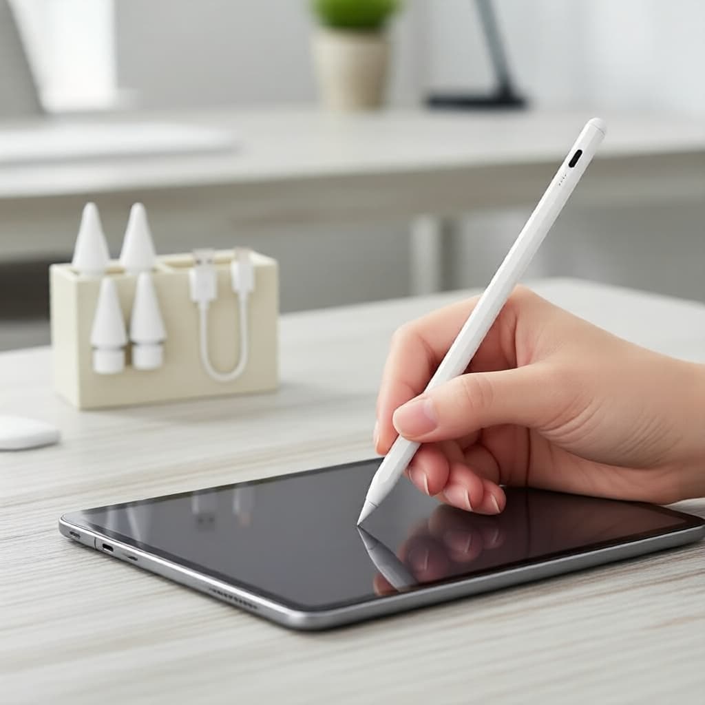 Caneta Touch Screen Lisa para Android/iOS, Caneta Universal para Xiaomi/Huawei/Honor Smartphones & Tablets