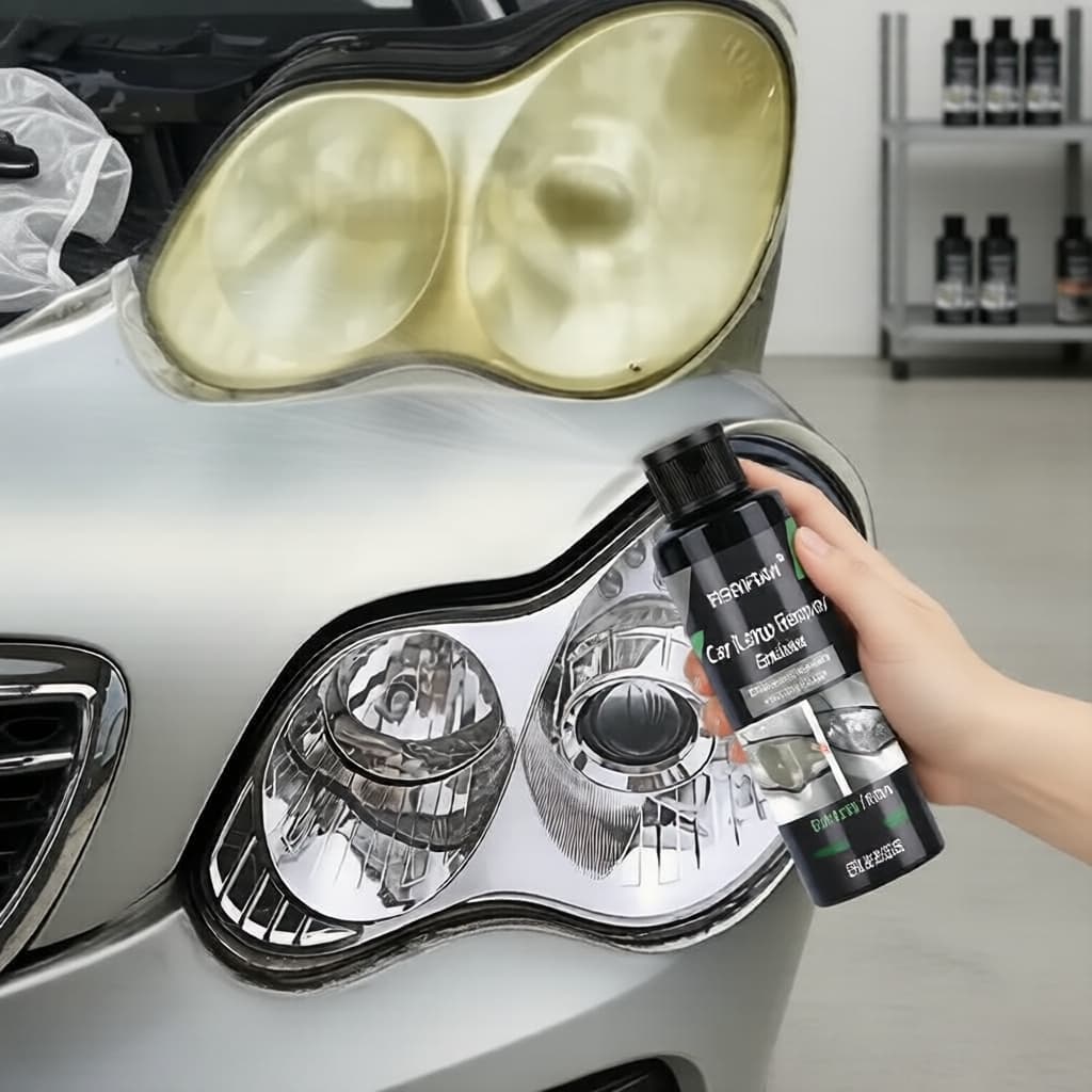 Kit de Polimento e Restauração de Faróis de Carro Líquido Removedor de Oxidação para Farol