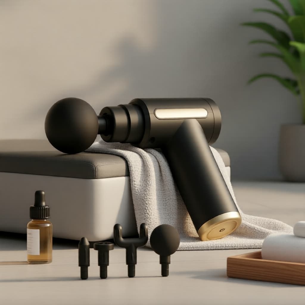 Mini Pistola de Massagem de Percussão Recarregável - Massageador Muscular de Bolso para Relaxamento Diário e Presente