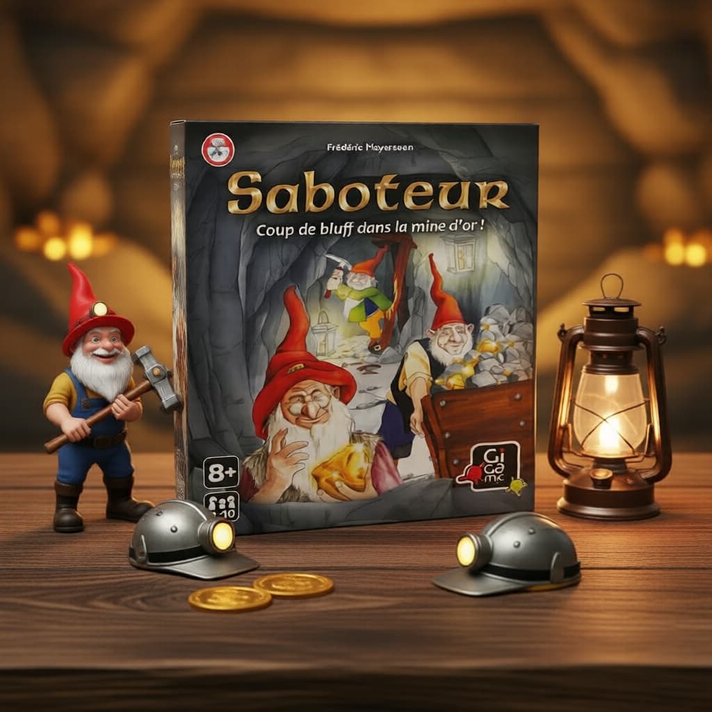 Jogo de Cartas Saboteur: Estratégia para Família e Amigos, 3–10 Jogadores, Passatempo Divertido para Viagens, Presente