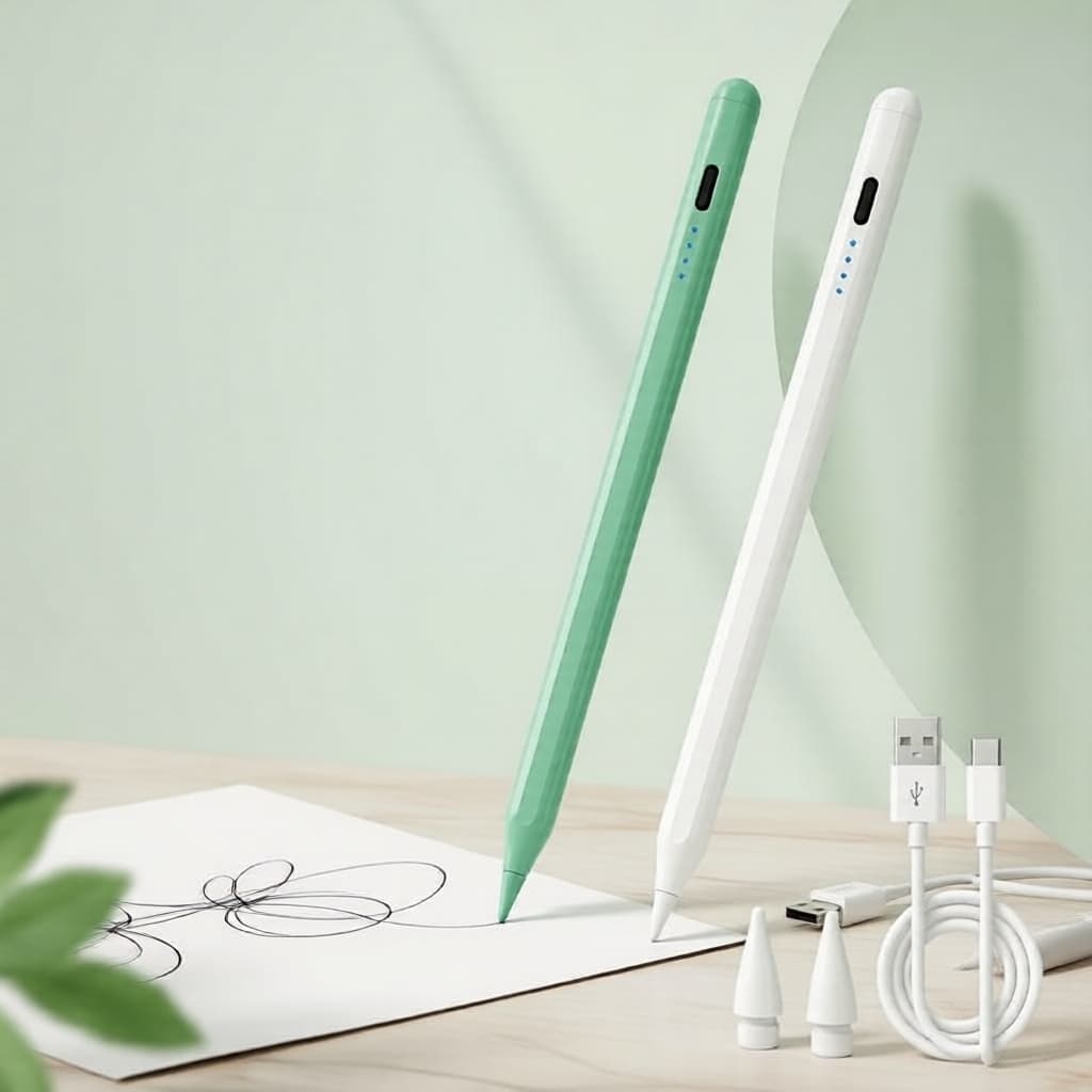 Caneta Universal de Ponta Fina para Smartphones e Tablets, Compatível com Xiaomi/Honor 2, Android/iOS, Acompanha 2
