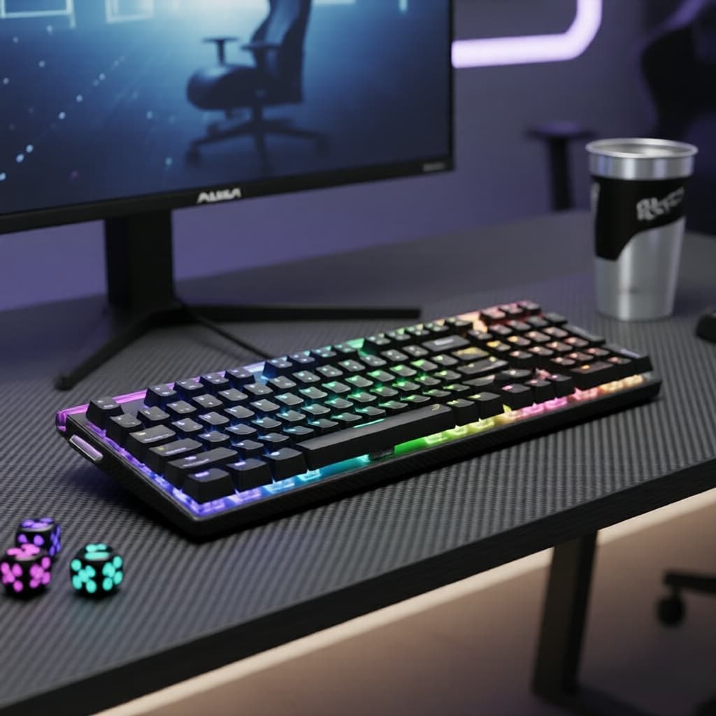 Teclado Mecânico para Jogos AULA HERO 99 HE, Troca a quente RGB, USB-C/Sem fio, Compatível com PC e Laptop