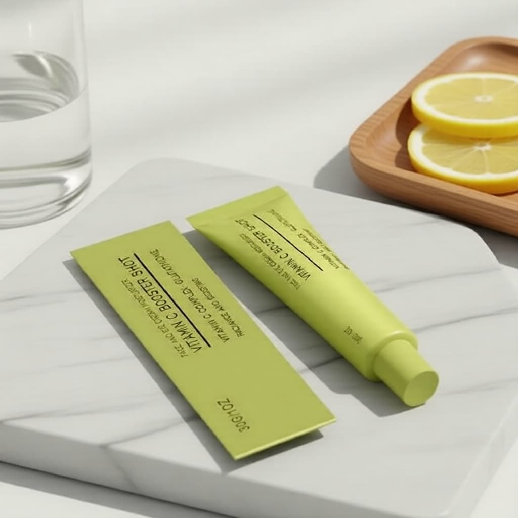 Duo de Clareador de Vitamina C, Suaviza e Hidrata para um Tom Uniforme, 2PC Coreano