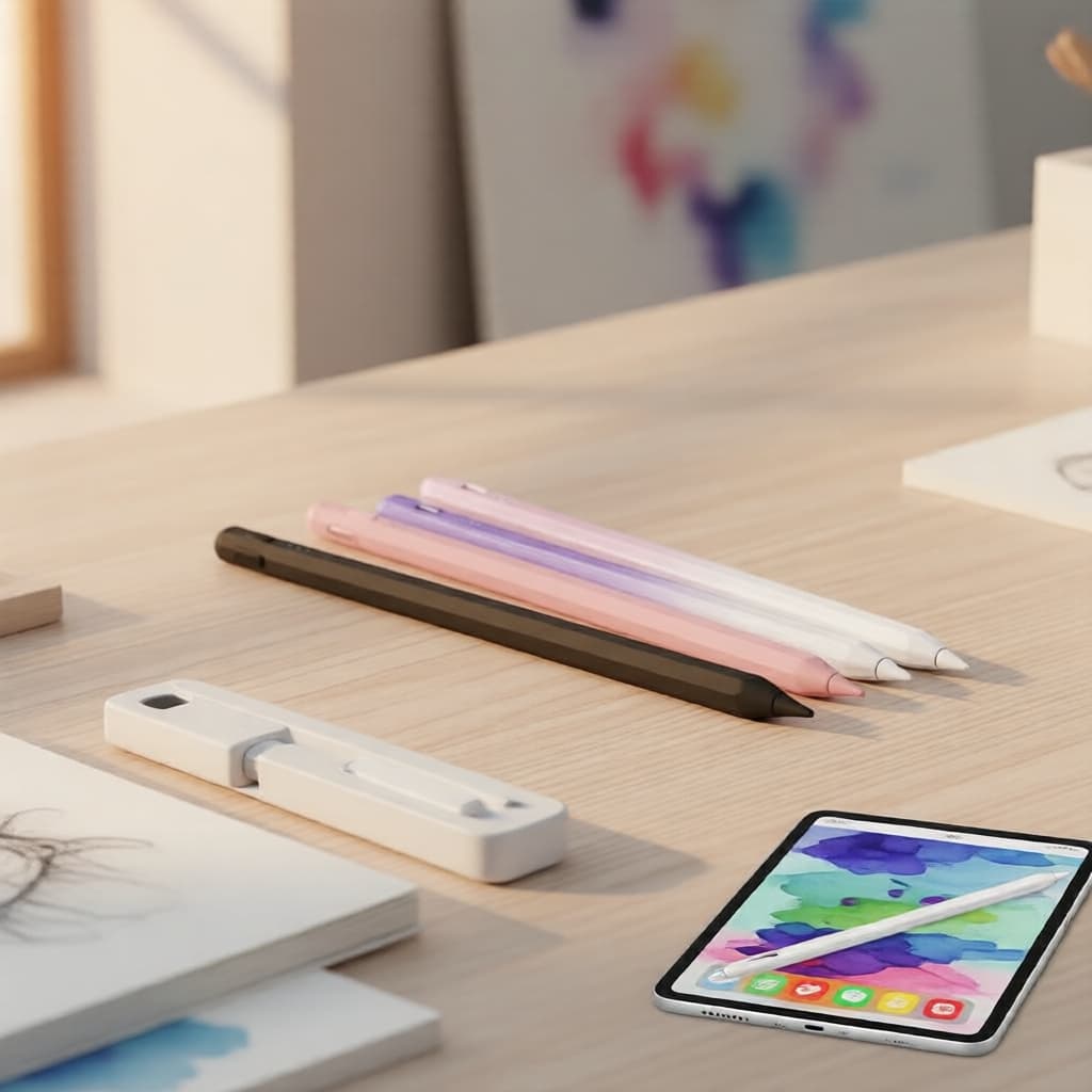 Toileum Caneta Universal Touch para iPad, Smartphones e Tablets Android - Compatível com Apple Pencil, Huawei, Xiaomi