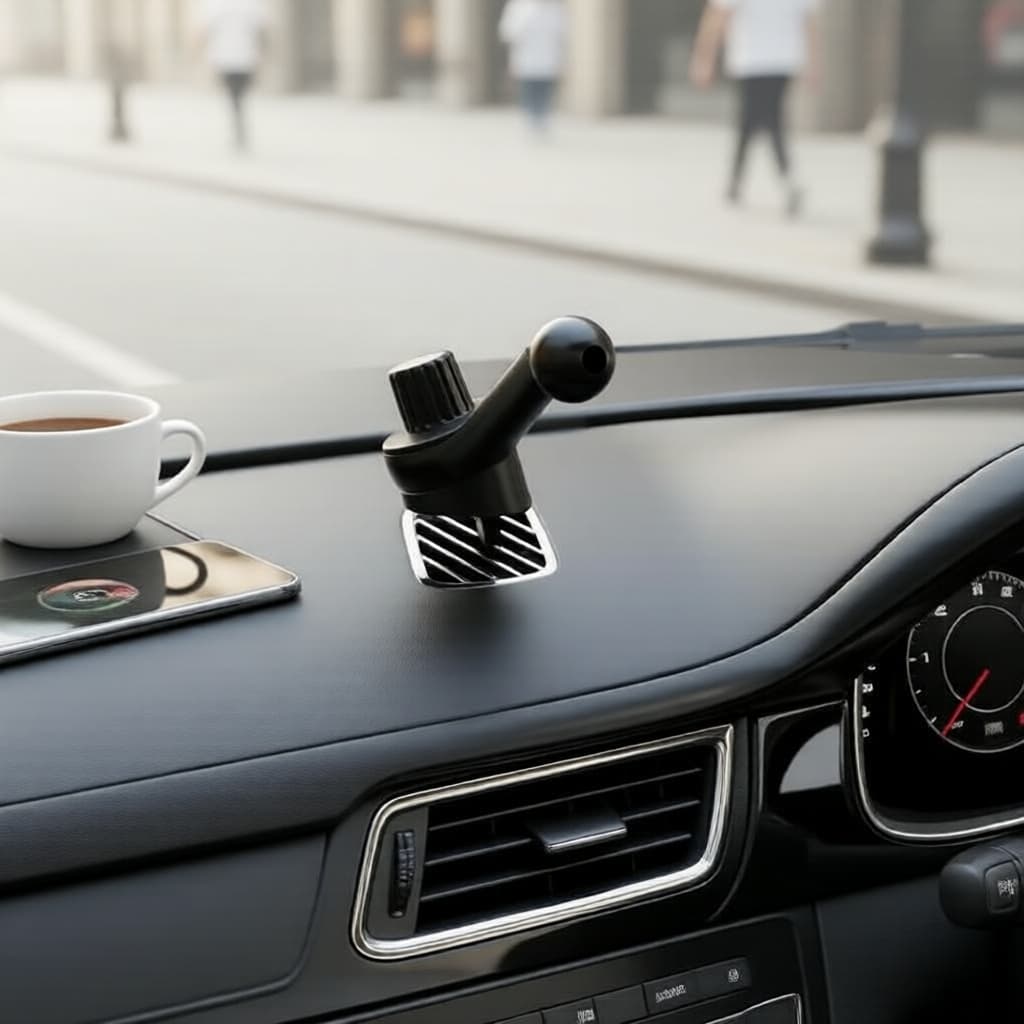Suporte de ventilação para painel de carro, suporte com cabeça esférica de 17 mm para celular, suporte de saída de ar