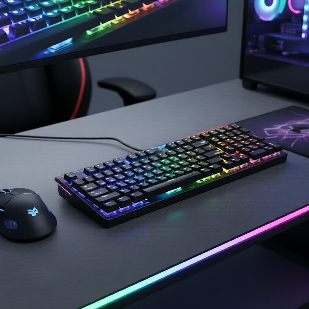 Teclado Mecânico AULA Hero 99 HE Tri-Modo com Switch Magnético, Troca Fácil, RGB para Laptops