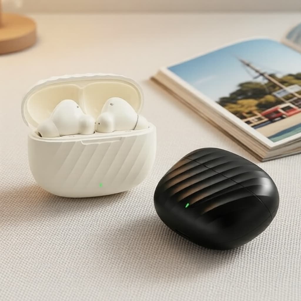Fones de Ouvido Bluetooth Hi-Fi 2026, Fones de Ouvido Canceladores de Ruído ANC, Fones Esportivos com Graves Potentes