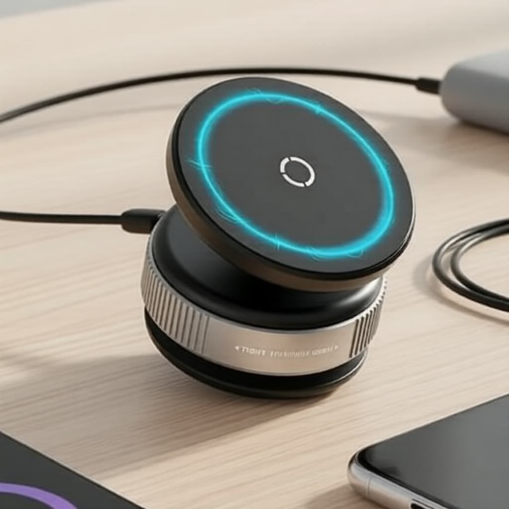 Suporte Magnético Ajustável para Celular com Ventosa, Suporte de Espelho para Carro/Academia, Mãos Livres, Aderência