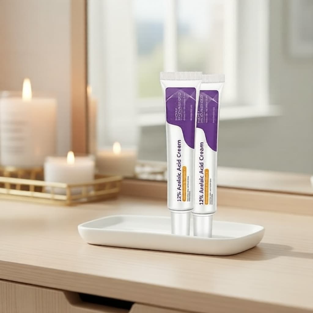 Niacinamida & Vitamina C Creme Facial Ácido Azelaico 12%, 20g