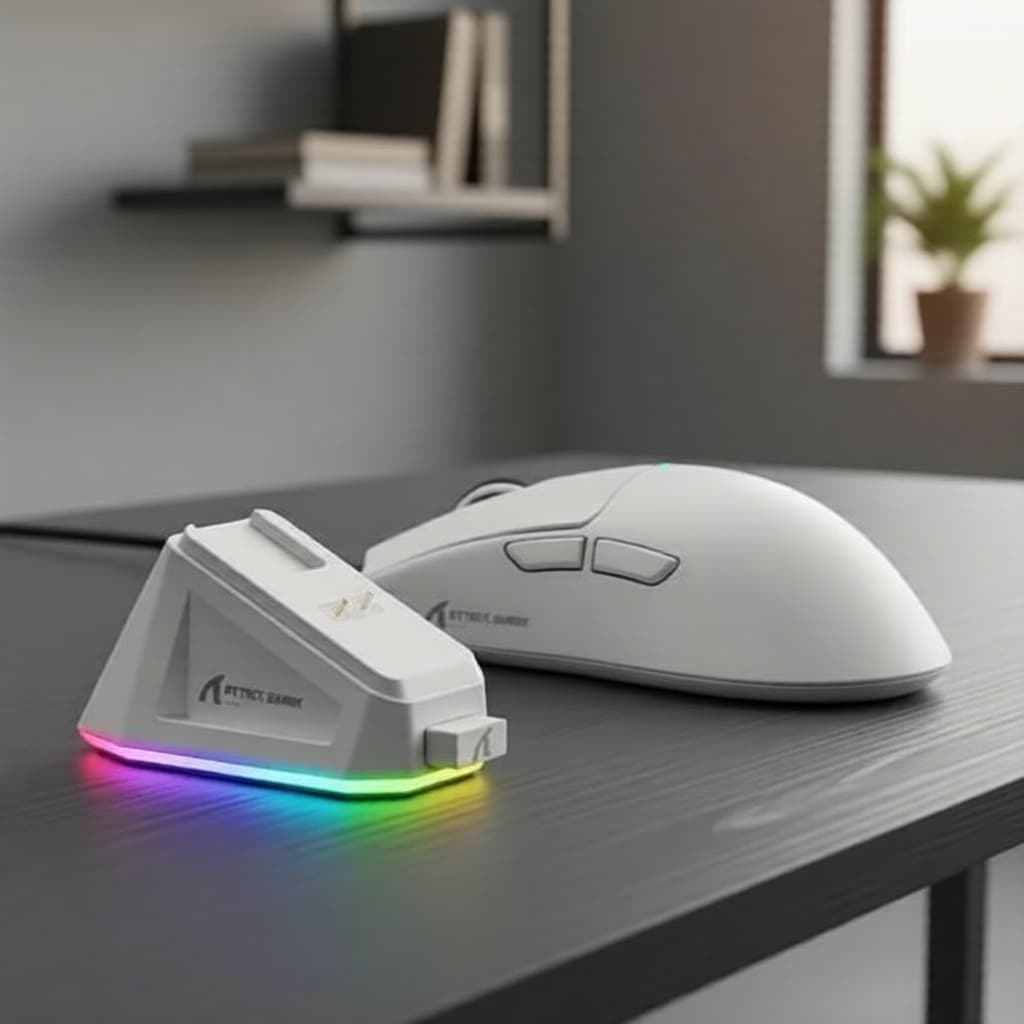 Mouse Gamer Tri-Modo Attack Shark X11, Sensor PAW3311, 22000DPI, Sem Fio 2.4G/Bluetooth/Com Fio, 300mAh, Para Laptop e