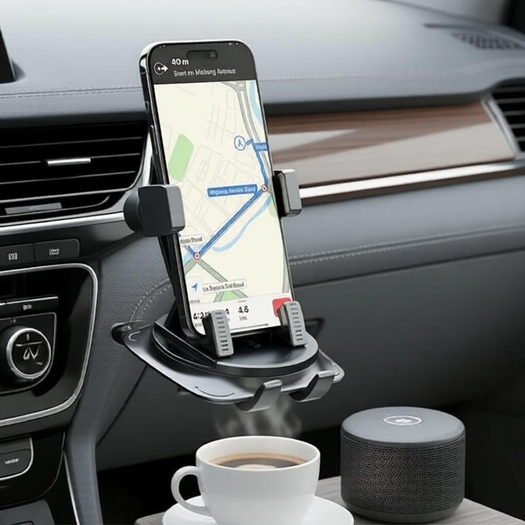 Suporte Magnético Rotativo 360° para Painel de Carro
