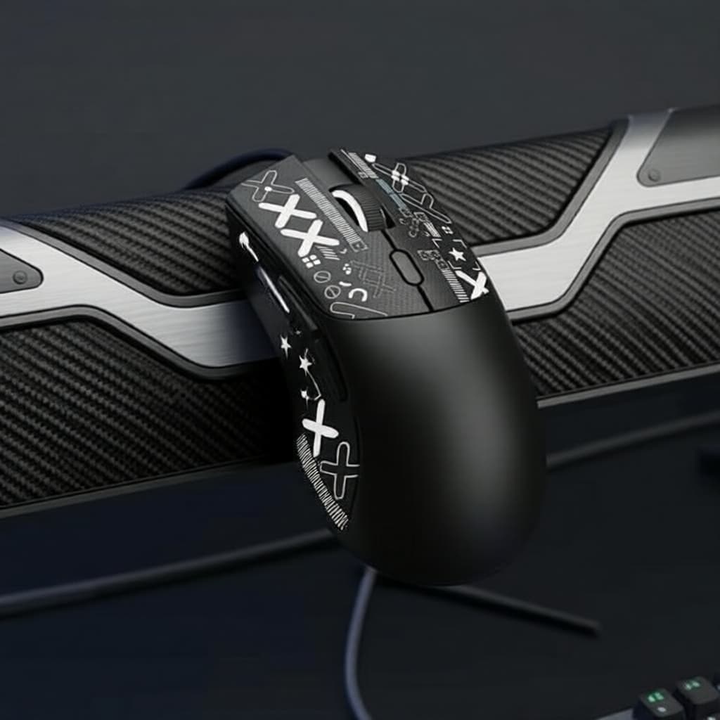 Mouse Sem Fio Attack Shark R1 Tri-Modo BT 2.4G Com Fio PAW3311 1000Hz Recarregável