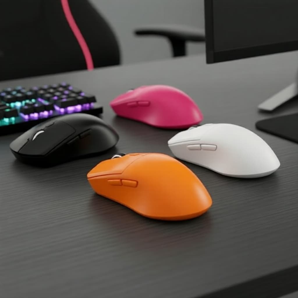 Mouse Gamer Itly M348, Triplo Modo com Fio/Bluetooth Sem Fio para PC/Laptop - Ideal para Escritório e Gamers
