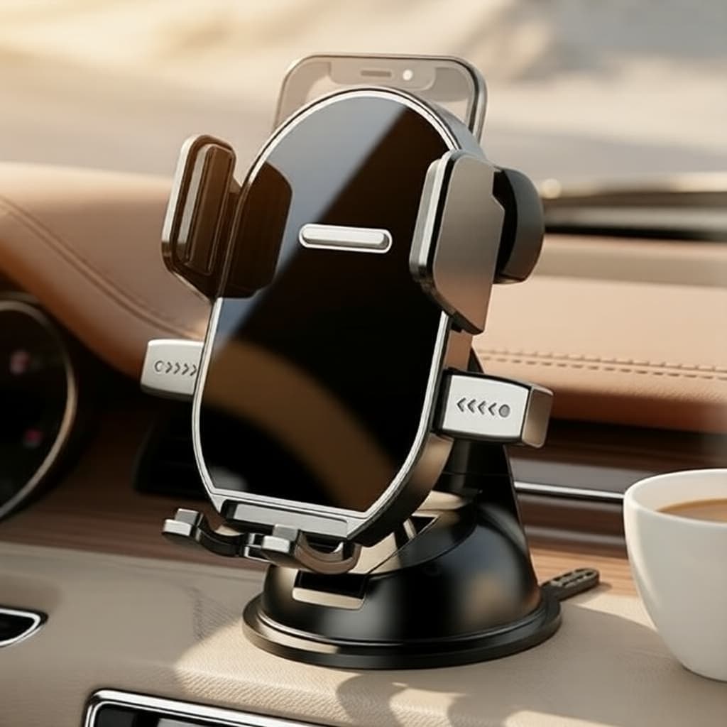 Suporte de Celular para Carro Universal para Para-brisa com Ventosa Resistente