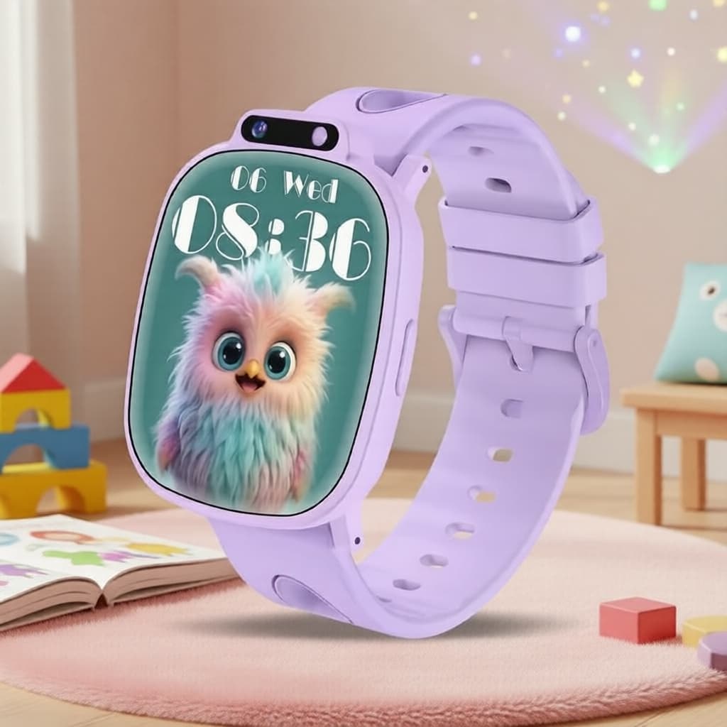Relógio Smartwatch Infantil 2026 – Tela HD sensível ao toque com Câmera, 18 Jogos & Monitor de Sono; Relógio Despertador