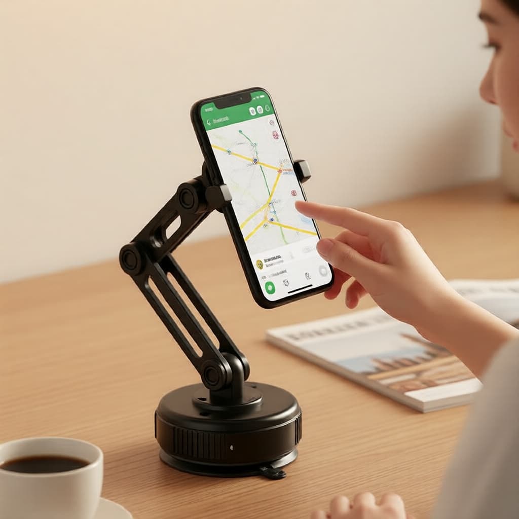 Suporte Universal de Telefone para Carro 360° Giratório, Suporte Magnético Dobrável para Ventilação com Ímãs Fortes