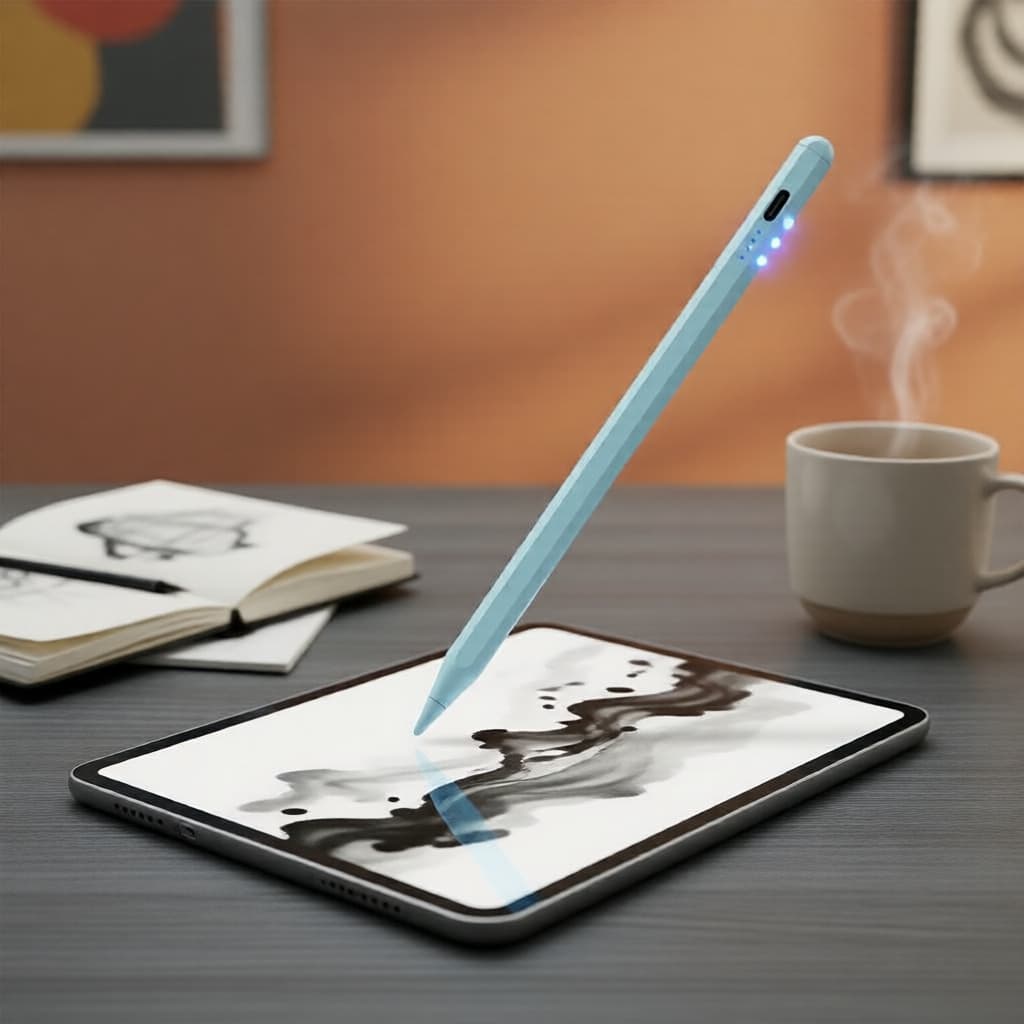 Caneta Stylus Universal Active, Compatível com iPad/Xiaomi/Huawei/Honor, Tablets e Smartphones, Uso Suave Diário