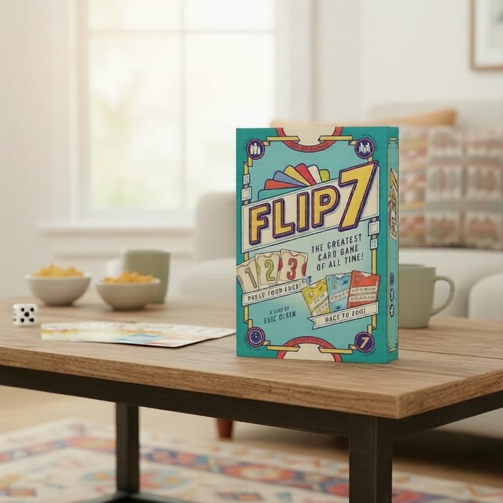 Flip 7: Jogo de Estratégia de Cartas Divertido para Família, Viagens, Festas, Todas as Idades