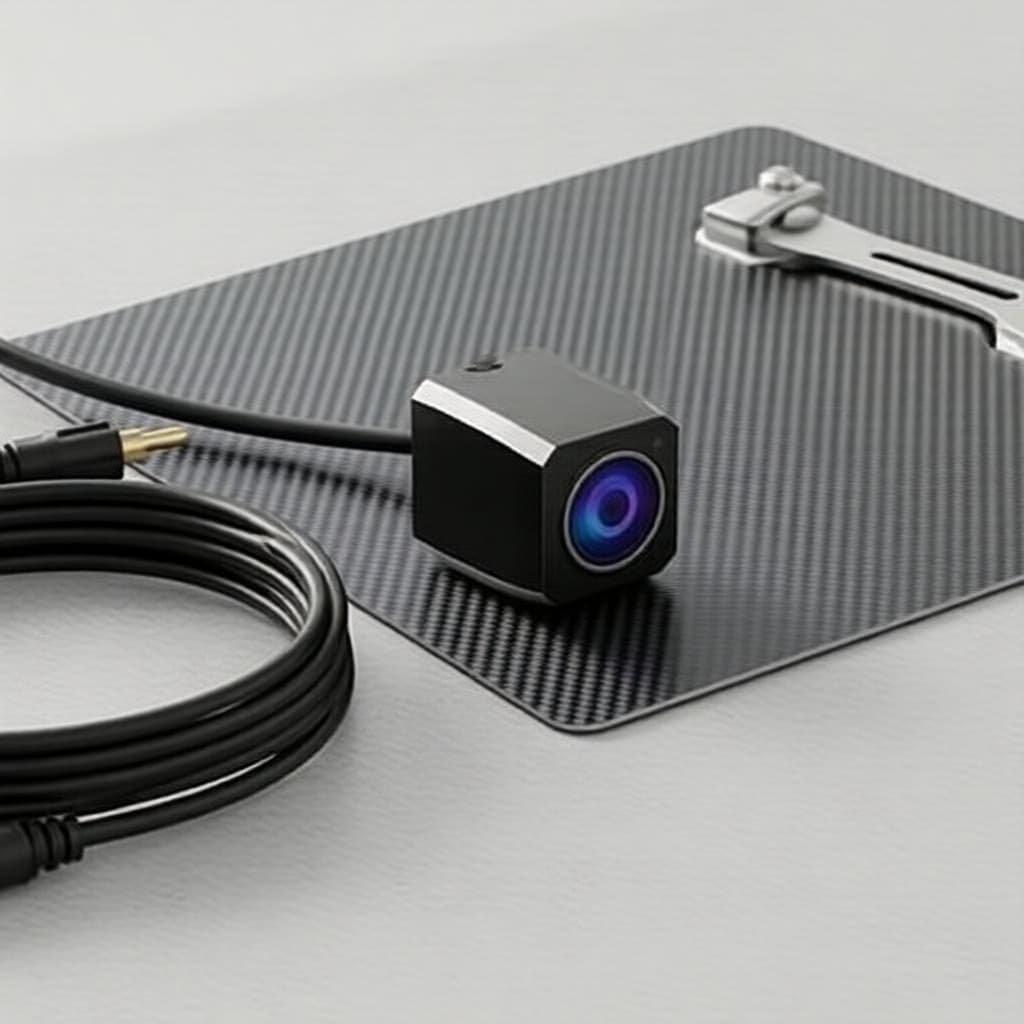 Câmera de visão traseira à prova d'água AHD 1080p com 4 pinos para carro
