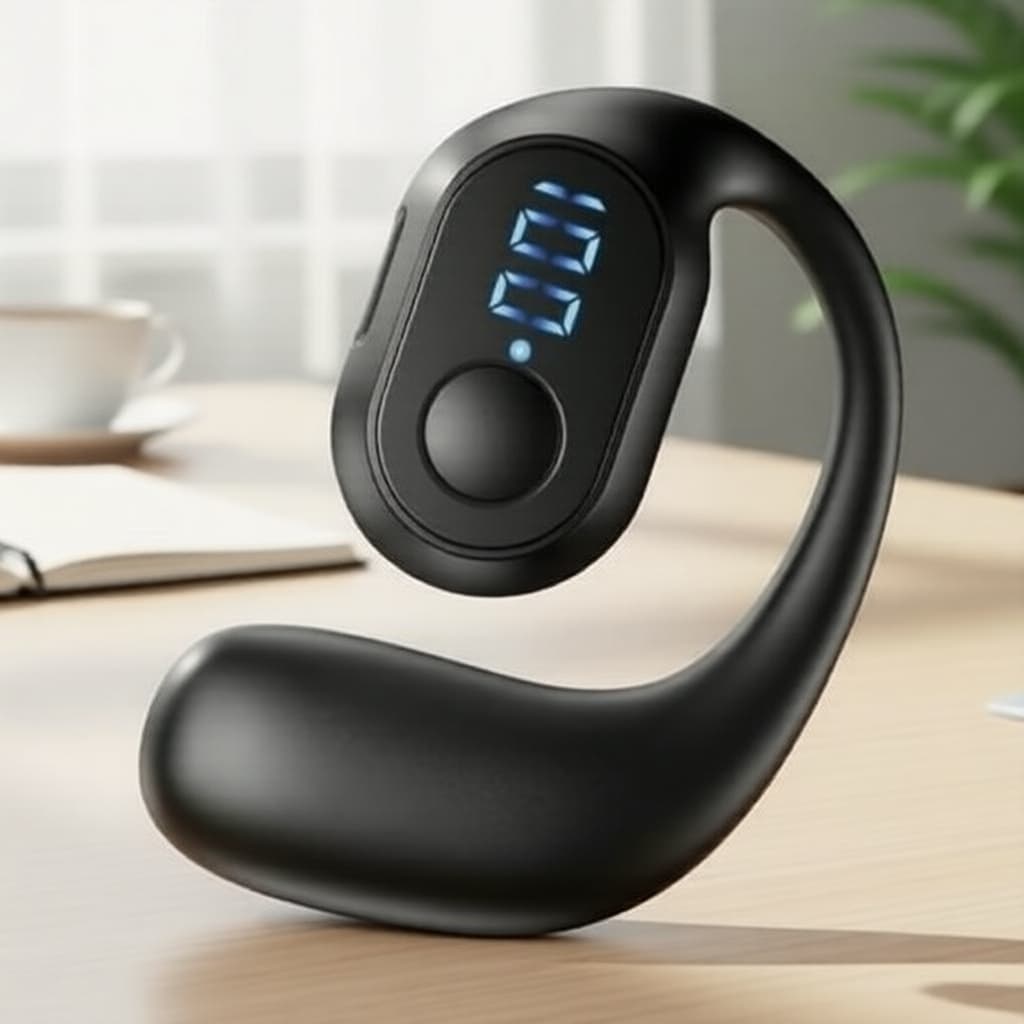 Fone de Ouvido Bluetooth KY2 Pro Mono, Bateria de Longa Duração, Fones Esportivos à Prova d'Água com Microfone HD para