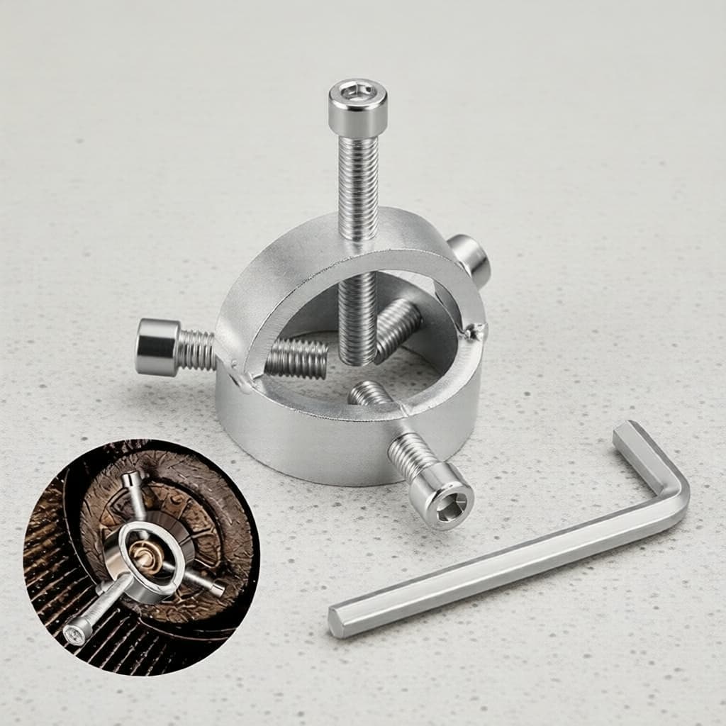 Kit de Ferramentas Completo para Remoção de Polias de Ventilador e Turbina para Exaustores