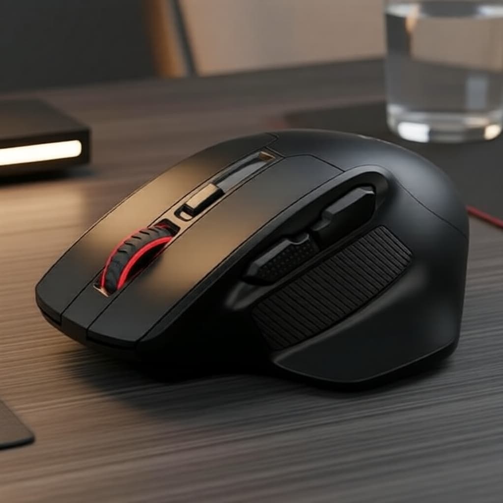Mouse Gamer Sem Fio E-YOOSO X-31 Pro 2.4G Bluetooth, 4800 DPI, USB com fio/sem fio, grande para desktop