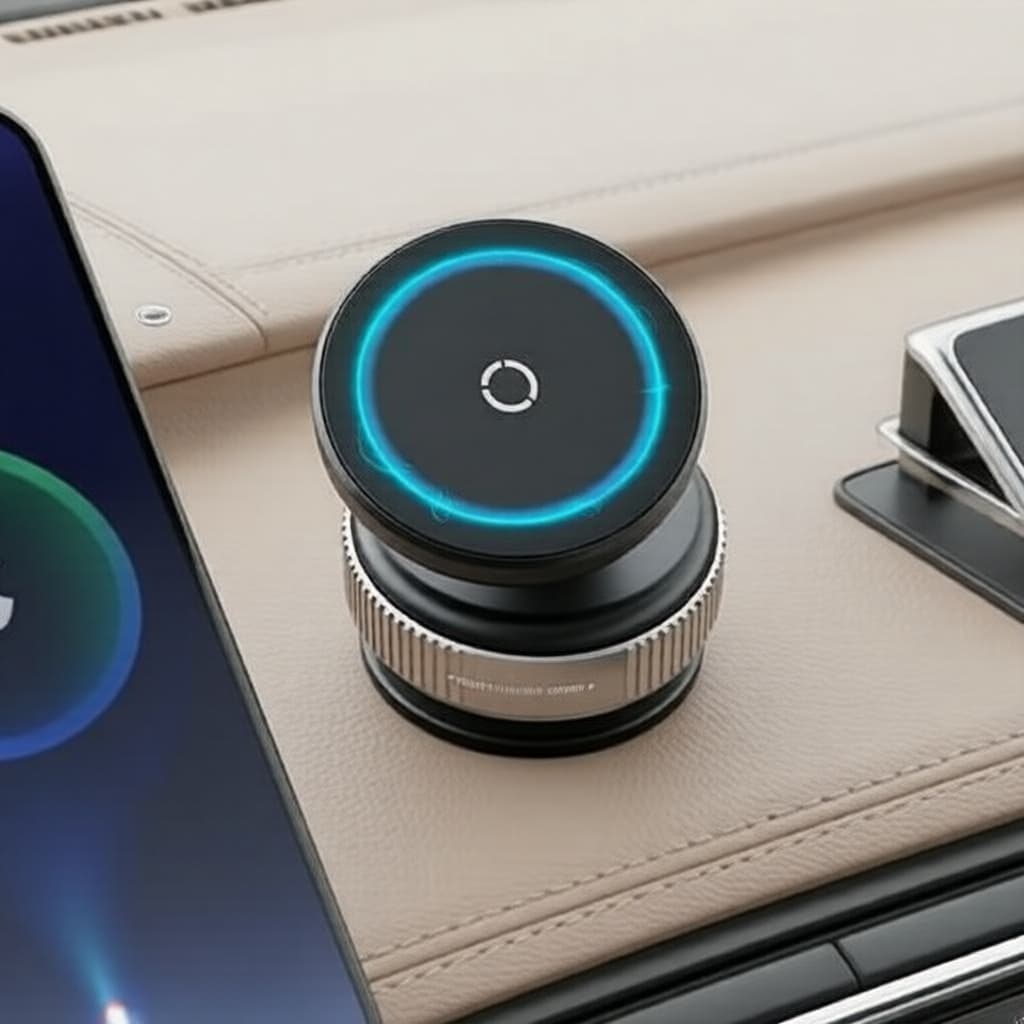 Suporte magnético forte para carro, com ventosa, ajustável para academia e espelho, suporte para celular sem as mãos,