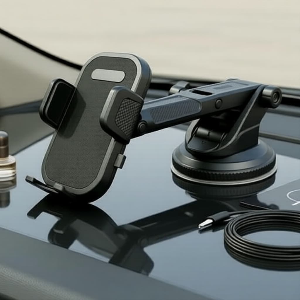 Tcyato Suporte de Telefone para Pára-brisas/Painel, Rotação 360°, Suporte para Carro
