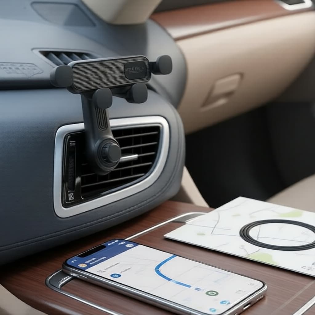 Suporte de Celular para Carro com Gravidade, Compatível com Celulares de 4,7 a 6,7 Polegadas para Samsung/iPhone - Metal