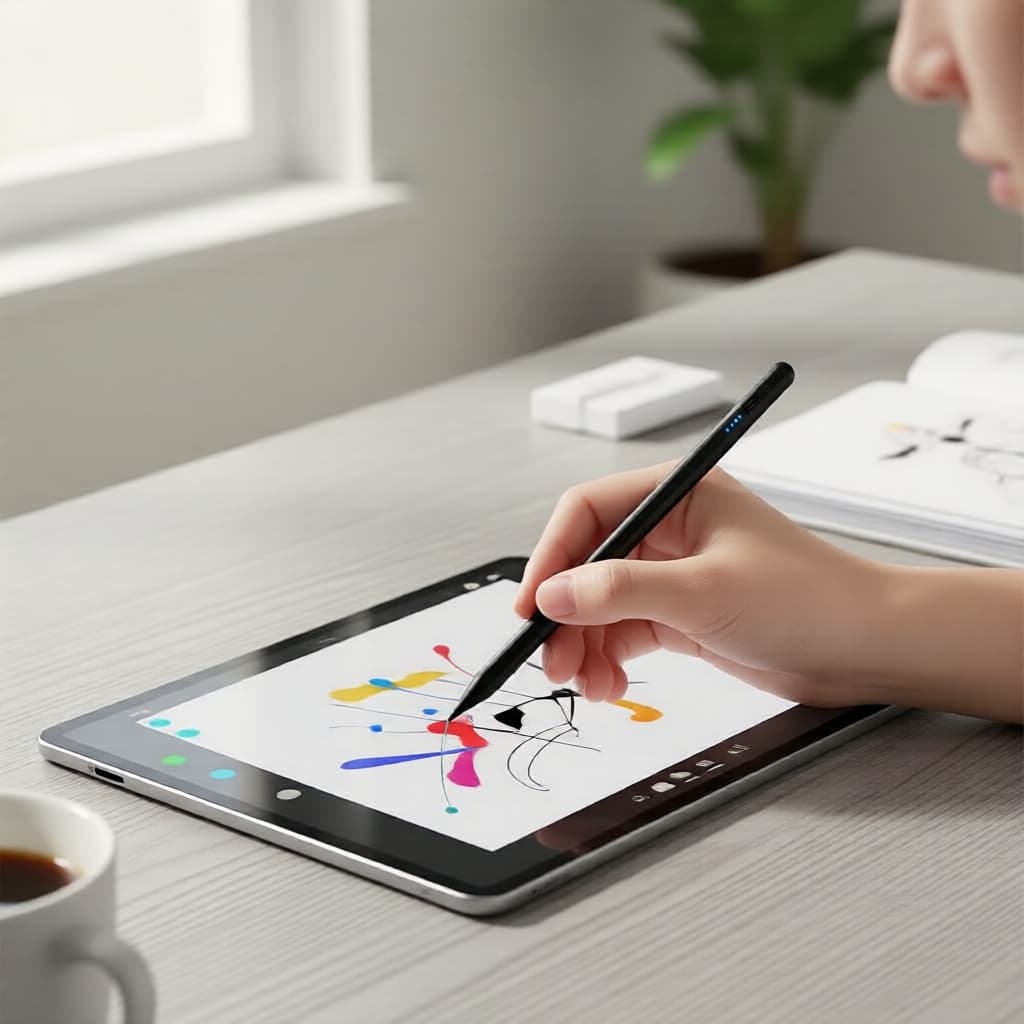 Caneta Stylus 2 em 1 para Smartphones e Tablets, Universal para Android e iOS, Compatível com Xiaomi/Huawei/Honor