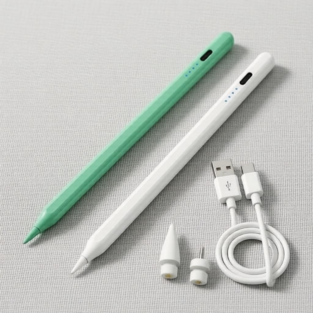 Caneta Touch Stylus universal com ponta precisa, para Android/iOS, smartphones e tablets, Xiaomi/Honor 2, acompanha 2