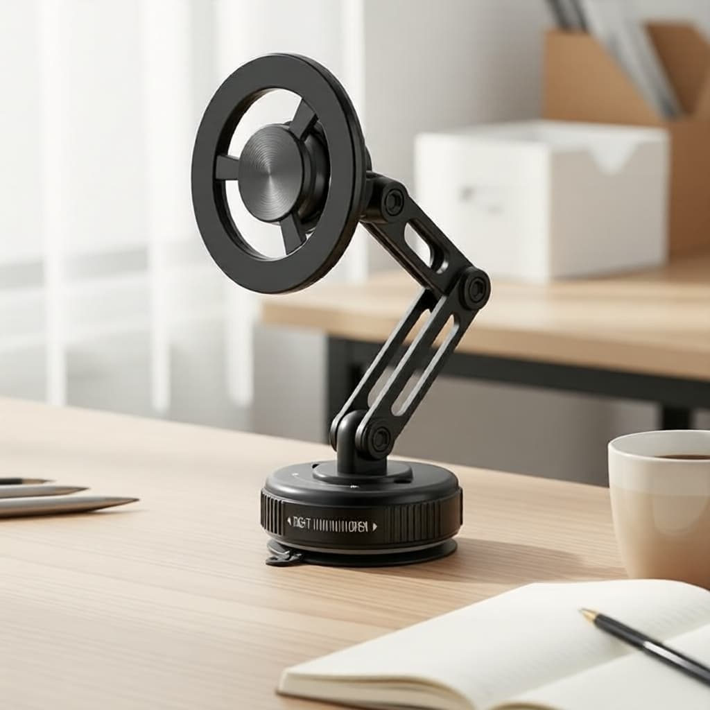 Suporte giratório 360° para carros para todos os telefones, suporte MagSafe para saída de ar com acabamento metálico
