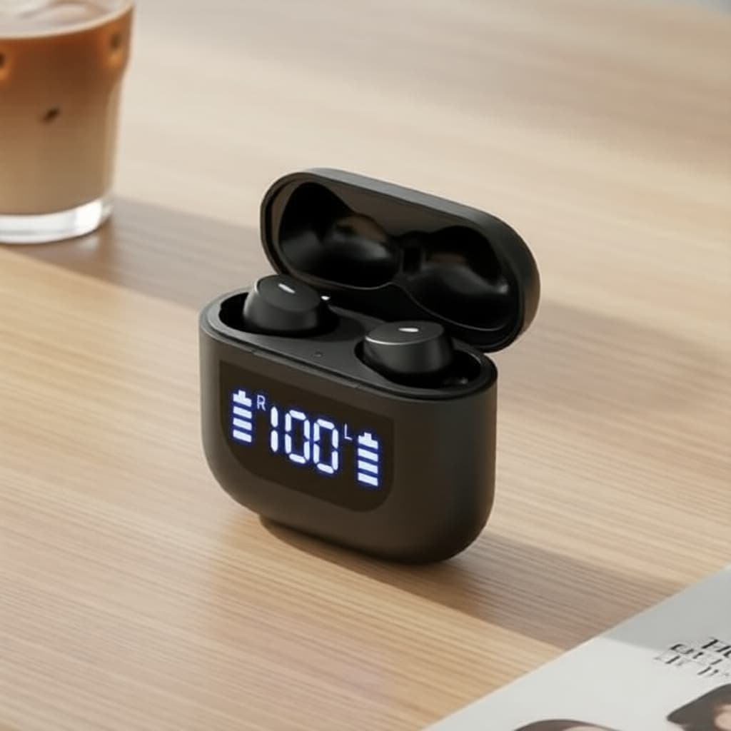 Fones de Ouvido K07 Wireless, Bluetooth Intra-Auricular, Graves Profundos, Fones de Cancelamento de Ruído, Fone Gamer