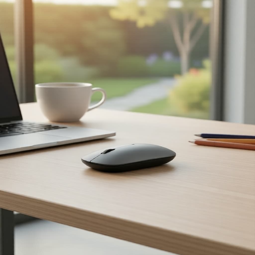 Mouse Óptico Sem Fio Bluetooth 2.4G, Inclui Nano USB, Design Portátil, Sem Emaranhados, Rastreamento Preciso, Compatível