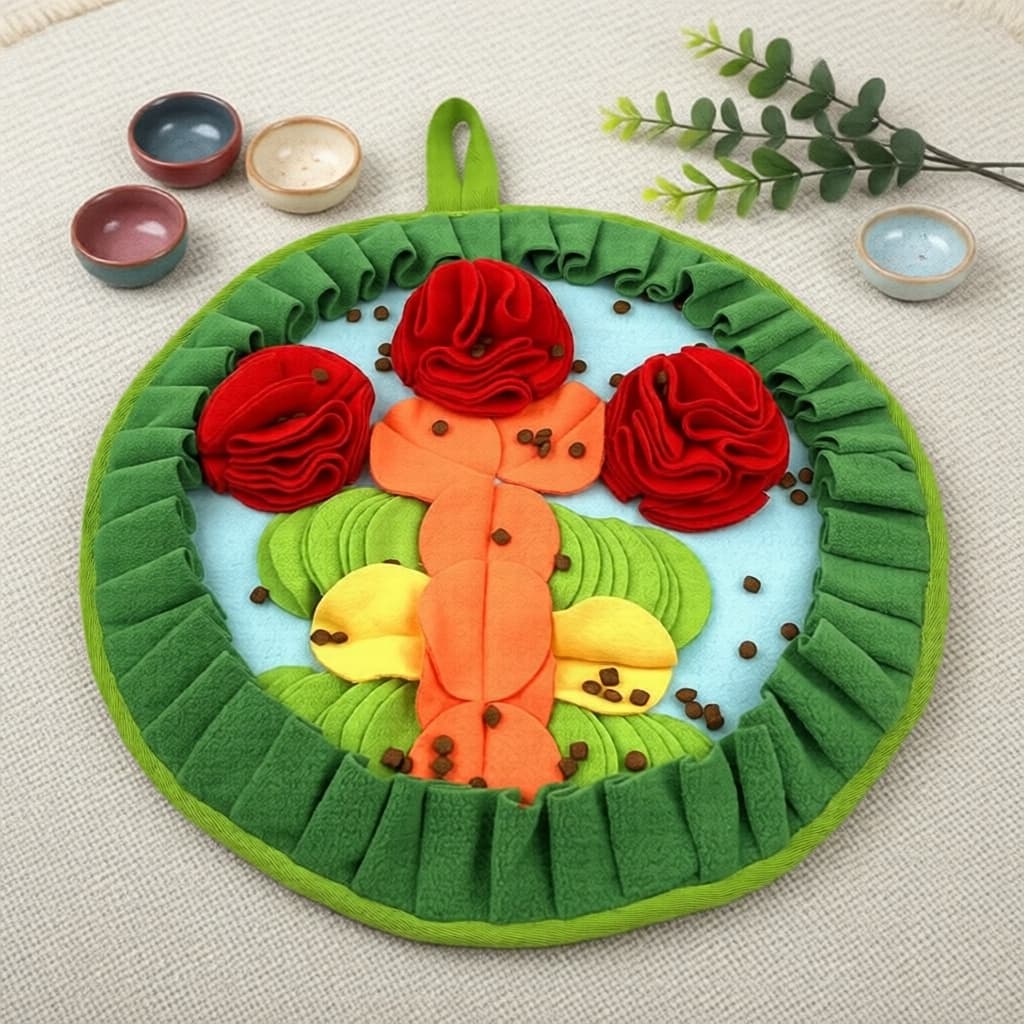 Tapete de Farejamento para Pets – Brinquedo Interativo de Forragear para Cachorros e Gatos