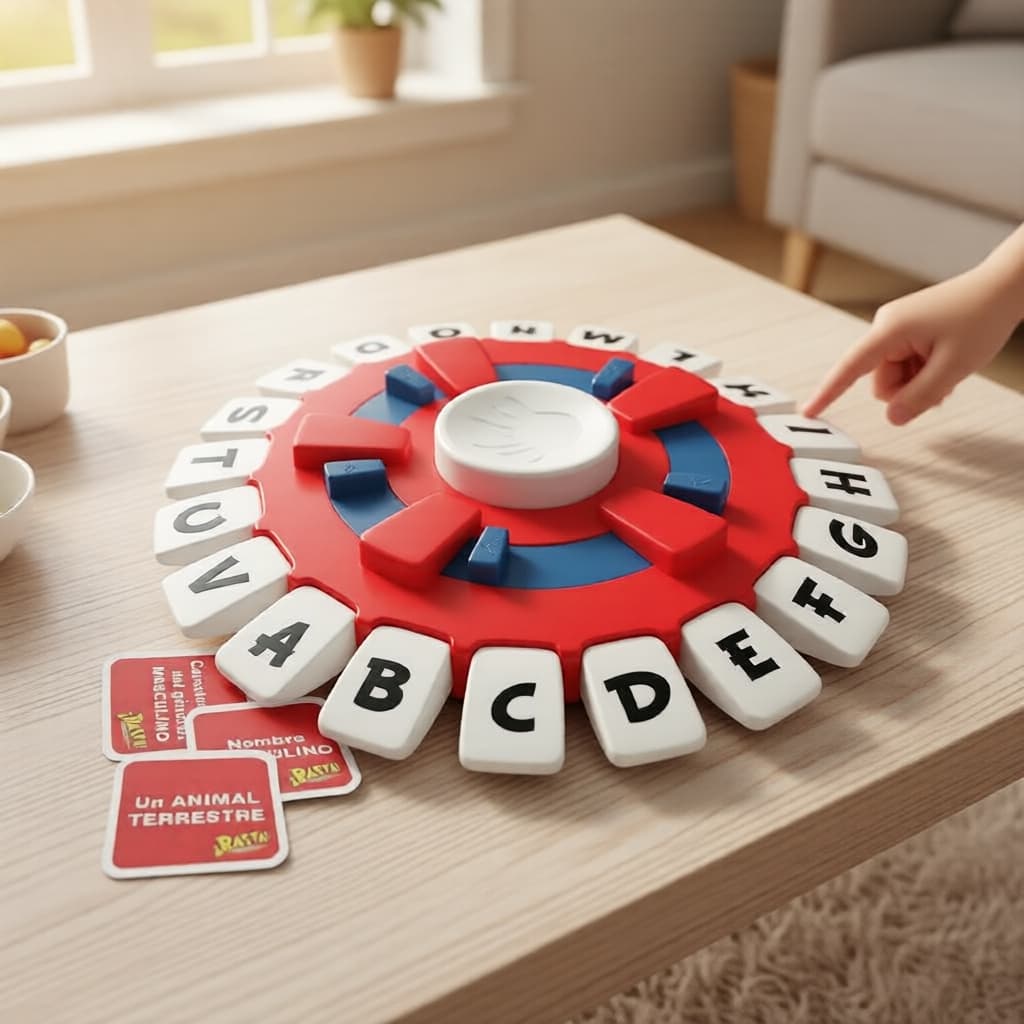 Jogo de Tabuleiro Rápido de Pare Jogo de Palavras para Famílias e Crianças Presente Educativo de Lógica Festa Divertida