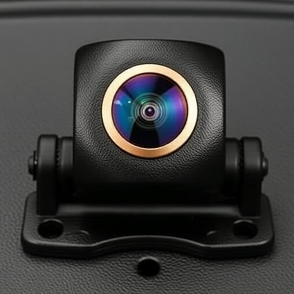 Câmera de visão traseira para carro 1080p com lente olho de peixe e visão noturna