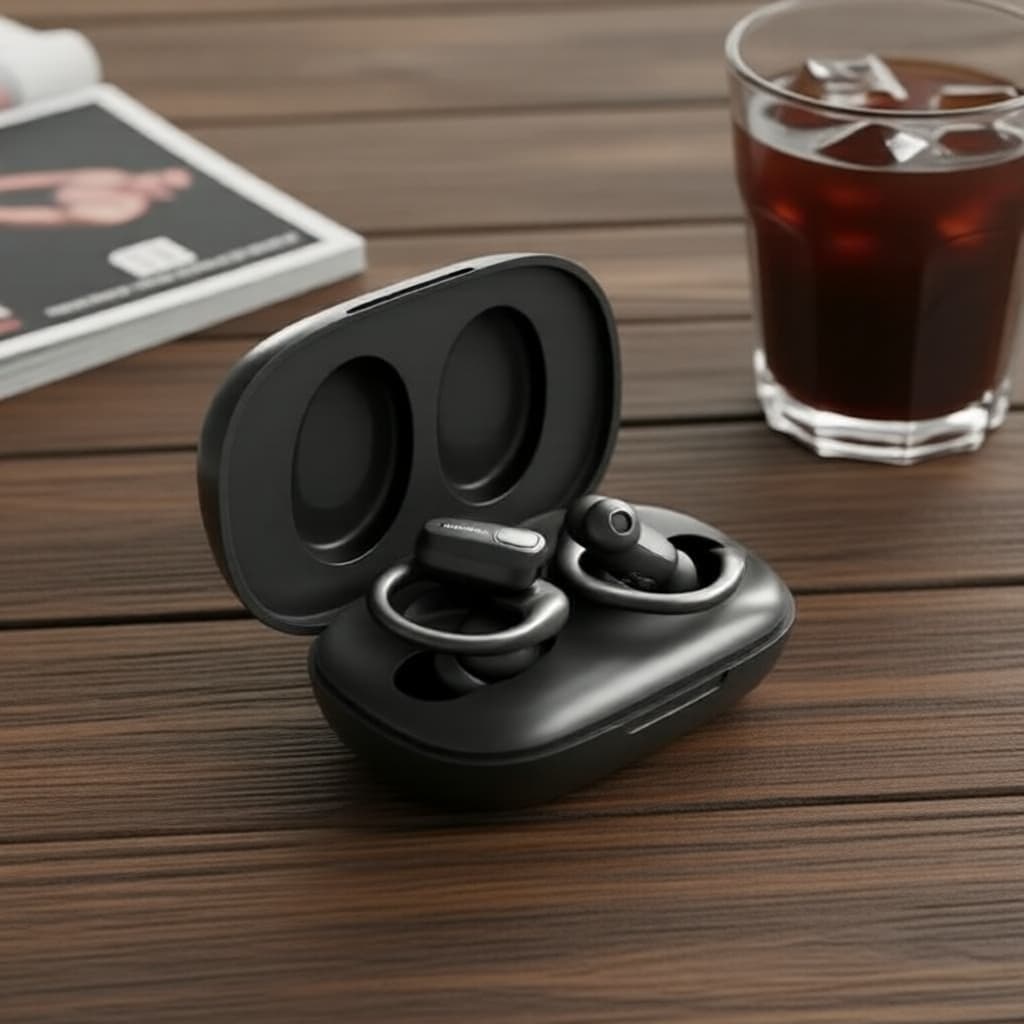 Fones de ouvido esportivos Lenovo XT80 com Bluetooth 5.3 e display LED, fones de ouvido estéreo com redução de ruído