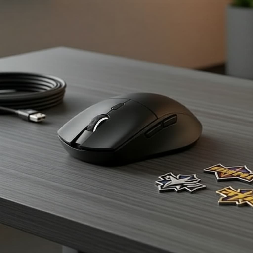 Mouse Gamer Attack Shark R1 3 em 1 Sem Fio, PAW3311, 18000 DPI, com Fio/2.4G/BT5.2, 300mAh, Mouse Gamer para PC e