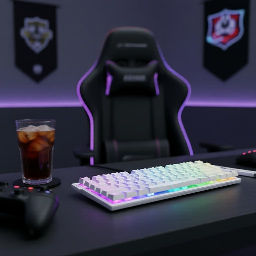 Teclado Mecânico ATTACK SHARK R82HE 75%, 8KHz de taxa de sondagem, 0,08ms de latência, 0,005mm de precisão RT