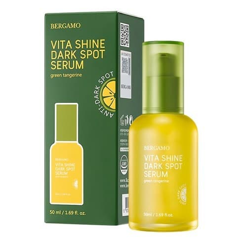 [BERGAMO] ✨Green Tangerine Vita Shine Dark Spot✨ SERUM 50ML, Vegan Cosmetics, Vitamin C, Serum, Goodal
