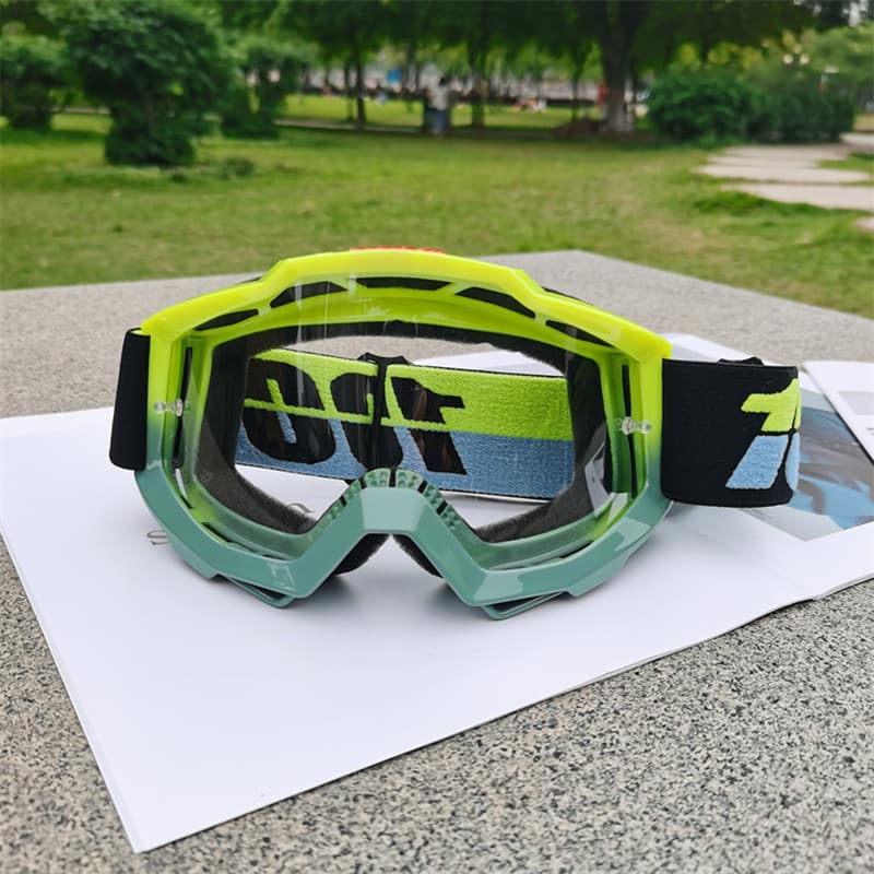100 % 337 Óculos De Motocross UV400 Masculino Feminino Motocicleta Fora De Estrada Esportes Capacete Moto Tons Para Endu